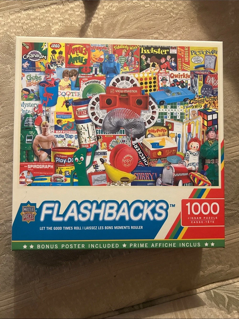 Flashbacks 1000-Piece Kids Puzzle - Colorful Retro Collage